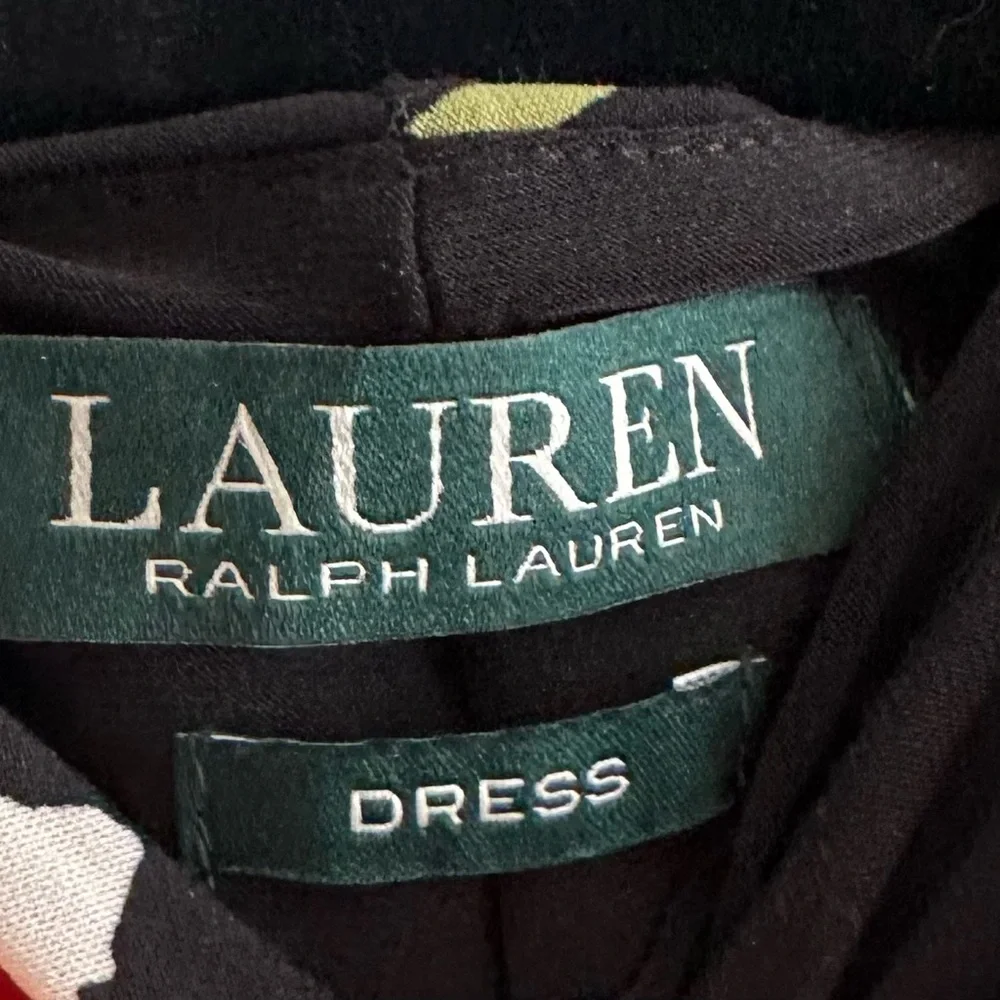Ralph Lauren Floral Dress Sleeveless Cocktail Lined Worn Once - Picture 6 of 6